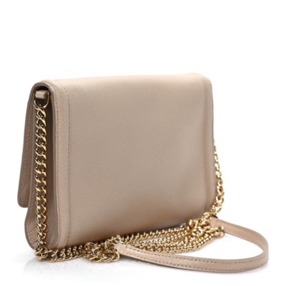 Salvatore Ferragamo Hammered Calfskin Vara Bow Mini Purse - Picture 10 of 12